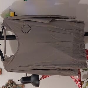 NWOT Super soft open back VS PINK oversized long sleeve shirt